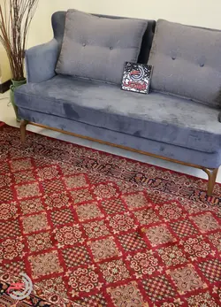 گلیم فرش عشایری کد 8024 لاکی