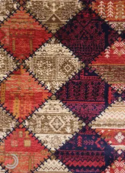 گلیم فرش عشایری کد 8000 بژ