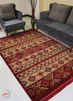 گلیم فرش عشایری کد 8001 لاکی