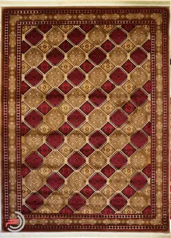 گلیم فرش عشایری کد 8003 بژ
