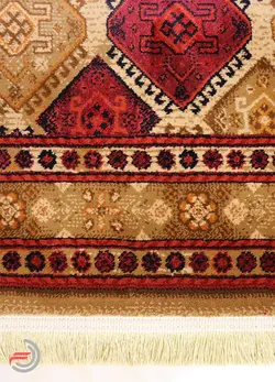 گلیم فرش عشایری کد 8003 بژ
