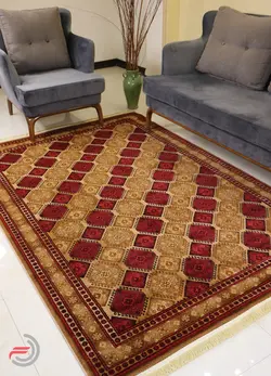گلیم فرش عشایری کد 8003 بژ