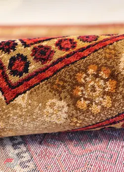 گلیم فرش عشایری کد 8003 بژ