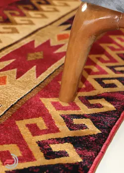 گلیم فرش عشایری کد 8006 لاکی
