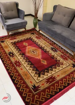 گلیم فرش عشایری کد 8006 لاکی