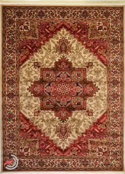 گلیم فرش عشایری کد 8009 بژ