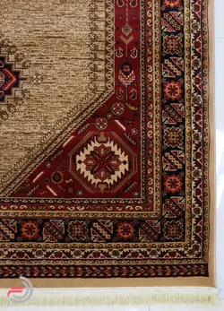 گلیم فرش عشایری کد 8010 بژ