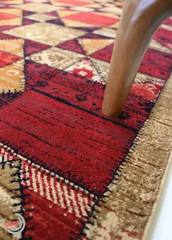 گلیم فرش عشایری کد 8011 بژ