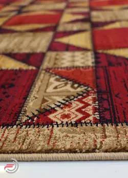 گلیم فرش عشایری کد 8011 بژ