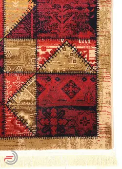 گلیم فرش عشایری کد 8011 بژ