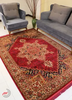 گلیم فرش عشایری کد 8012 لاکی