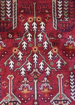 گلیم فرش عشایری کد 8013 لاکی