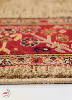 گلیم فرش عشایری کد 8014 بژ
