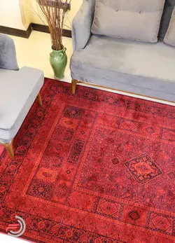 گلیم فرش عشایری کد 8015 لاکی