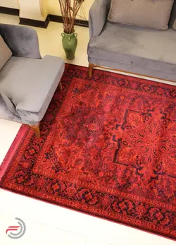 گلیم فرش عشایری کد 8016 لاکی
