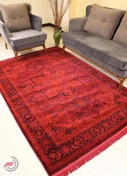 گلیم فرش عشایری کد 8016 لاکی