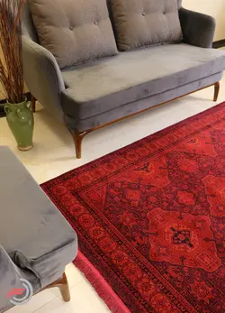 گلیم فرش عشایری کد 8019 لاکی