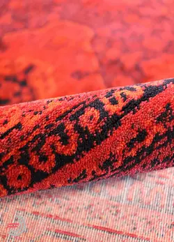 گلیم فرش عشایری کد 8019 لاکی