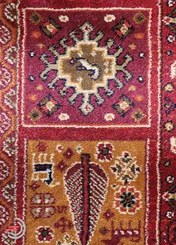 گلیم فرش عشایری کد 8021 لاکی
