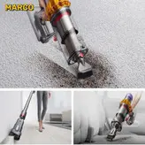 جارو شارژی دایسون مدل  DetectDyson V15 Detect Absolute Cordless Vacuum Cleaner Yellow & Nickel, V15DETECT