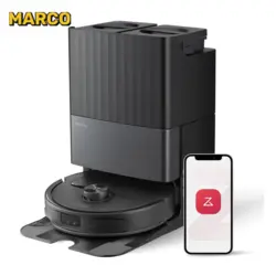 جارو رباتیک روبوراک مدل Roborock Qrevo Master  ضمانت اصالت کالا و ارسال فوری و رایگان گارانتی 18 ماهه مارکو تجارت