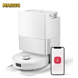 جارو رباتیک روبوراک مدل Roborock Qrevo Master  ضمانت اصالت کالا و ارسال فوری و رایگان گارانتی 18 ماهه مارکو تجارت