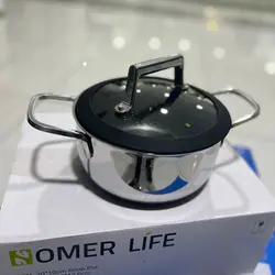 قابلمه استیل نچسب (کف لیزری) nomer سایز 20 h2 ضمانت اصالت کالا و ارسال فوری و رایگان /گارانتی 36 ماهه مارکو تجارت
