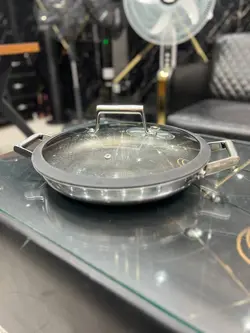 ماهیتابه استیل نچسپ nomer سایز30 h2 ضمانت اصالت کالا و ارسال فوری و رایگان /گارانتی 36 ماهه مارکو تجارت