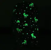 پتو شب نما طرح اسب رنگین کمانی رنگ تک نفره ۱۶۰*۲۰۰ دور نواردوزی