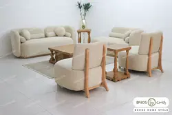 مبل راحتی نرم و جذاب ۸ نفره بلوط