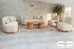 مبل راحتی نرم و جذاب ۸ نفره بلوط کد ۲