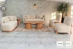 مبل راحتی نرم و جذاب ۸ نفره بلوط کد ۲