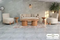 مبل راحتی نرم و جذاب ۸ نفره بلوط کد ۲