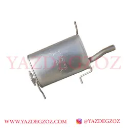 منبع اگزوز عقب پراید دوگانه سوز نوع 4
