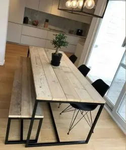 میز و نیمکت ناهار خوری کد 66200