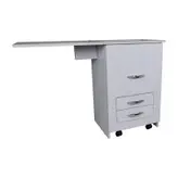 میز چرخ خیاطی مدل آسانسوری MDF-SM22 به همراه صندلی