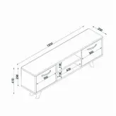 میز تلویزیون مدل DLF16L