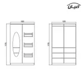 کمد اسباب بازی کودک و نوزاد مدل FH408