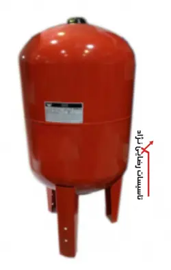 منبع تحت فشار 50 لیتری درجه دار کاریز