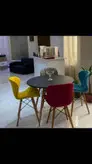 میز و صندلی ناهار خوری زین اسبی پایه ایفلی