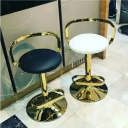 صندلی اپن کانتر پیشخوان مدل زیمر فورتیک ساده بدون پشتی