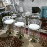صندلی اپن کانتر پیشخوان مدل زیمر فورتیک ساده بدون پشتی