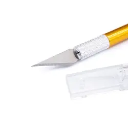 کاتر قلمی فلزی طلایی