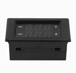ولت متر آمپرمتر AC پنلی با نمایشگر سگمنتی