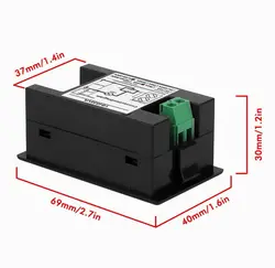ولت متر آمپرمتر AC پنلی با نمایشگر سگمنتی