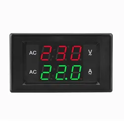 ولت متر آمپرمتر AC پنلی با نمایشگر سگمنتی