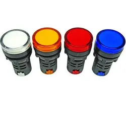 چراغ سیگنال گرد تابلویی AC-220V (قرمز)