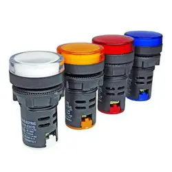 چراغ سیگنال گرد تابلویی AC-220V (قرمز)