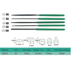 ست سوهان 5 عددی پروسکیت تایوانی مدل 8PK-605A