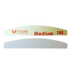 سوهان دستی ناخن 180 Medium مدل نیم هلال اینوآر | INOARINOAR 180 Medium Professonal Nail File
